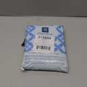 DriftAway Farmhouse Linen Lined Valance Double Layer Thermal Insulated Room Darkening Blackout Window Valances 3 Inch Rod Pocket Striped Kitchen Valance Single 52 Inch by 18 Inch Briony Navy