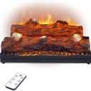 Electric Fireplace Logs Realistic Flame Effect Embedded Fireplace Flame Block 21.46 * 9.45 * 8.27 in USB Remotecontrol Fireplace Placement Not Emitting Heat