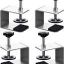 4Pcs Drawer Fixing Clip, Cold-Rolled Steel Clamps for Woodworking, Cabinet Installation Tools Front Drawer Jig for Tables & Desk Mount