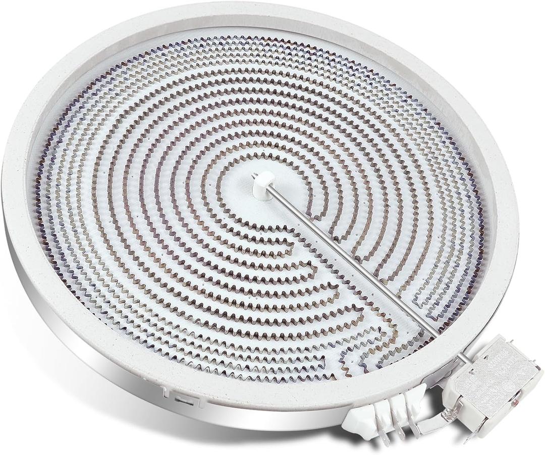 UPGRADED WB30T10130 12" Dual Haliant Surface Element Replacement for GE Stove, AP4344395 12"/9" Dual Radiant Surface Element, PS2321564 12 inch Burner Replace AH2321564 1474216
