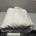 Wondnuga Luxury Soft Velvet Quilt Set Full Queen Size  Lightweight Velvet Bedding Set for All Season, Oversized Bedspread Coverlet Comforter Set with 2 Pillow Shams, Cream White, Diamond