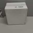 bUCLA 100PCS White Plastic Plates-10.25inch Disposable Dinner Plates-Premium Party&Wedding Plates