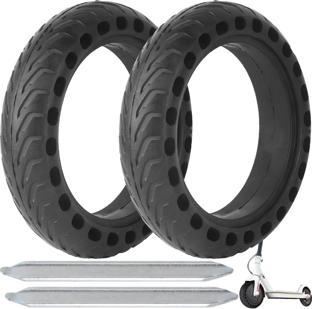 AR-PRO (2-Pack) 8.5" Electric Scooter Solid Tires, 8 1/2 x 2 Scooter Replacement Tires, Compatible for Gotrax Gxl V2/Gotrax XR/Xiaomi M365/Pro Electric Scooter Tire