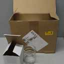 Tessco for you 6 Pcs Creative Glass Cup Ripple Shaped Vintage Drinking Glasses Ribbed Glassware Clear Aesthetic Cup Entertainment Dinnerware Glassware with Straws Set for Kitchen Coffee Juice Beverage