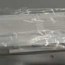 No Drill Cordless Vinyl Mini Blinds,White,28.5" W x 64" H