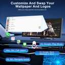 Upgraded 11" CarPlay Screen for Car, Built-in Net-Flix/YouTube/TikTok and Other Apps (No Mirroring Needed), Wireless Car Stereo for Apple Carplay & Android Auto with HD Backup Camera,OTA Updates