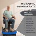 Fitness Vibration Plate Exercise Equipment Whole Body Shape Exercise Machine Vibration Platform Fit Massage Workout Trainer,Max User Weight 330lbs