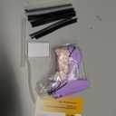 Stitch Gun for Clothes - Handheld Stitch Gun Quick Clothing Fixer - Tagging Gun - Includes 6 Needles, 1000 Black Fasteners & 1000 White Fasteners (Purple)