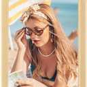 13x39 Wood Frame, Rustic Natural Wooden 39x13in Poster Picture Frame, Modern Beige Woodgrain 13 x 39inch Gallery Wall Photo Frame with HD Plexiglass, Horizontal Vertical Wall Mounting Display 1pcs