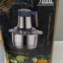 Food Processor,5-Speed Electric Food Chopper,Meat Grinder 5L(20Cups) with Two 6-Blade Sets,500W Powerful Vegetable Chopper Used for Dough Mixing,Meat, Nuts, Fruits, Garlic and Vegetables