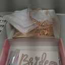 JETKONG 3 Pcs Bachelorette Party Decorations Bridal Shower Crown, Bride to Be Sash&Veil for Women Bachelorette Party Gifts, Bachelorette Party Supplies, Gifts, Favors (Rose Gold)