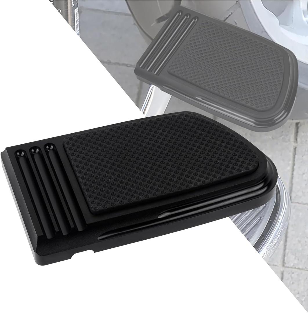 Motorcycle Brake Pedal Cover Large Brake Lever Pad Fit for Harley Softail Street Bob Fat Bob FXBB FXFB 2018-2025 Pure Black