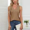 EyMuse Women V Neck Tank Tops Summer Sleeveless Tunic Casual Basic Shirts True Classic Tees Cute Trendy Clothes