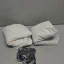 Nanspring Linen Curtains 96 Inches Long for Living Room 2 Panels Back Tab Modern Farmhouse Light Filtering Soft Linen Drapes Privacy Boho Long Curtain for Bedroom Dining Room Ivory Cream W52 x L96 (Natural)