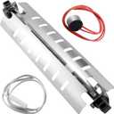 WR51X10055 Refrigerator Defrost Heater for G-E Hot-point Refrigerator with WR50X10068 Defrost Thermostat WR55X10025 Temperature Sensor Replaces WR50X10028 WR50X10018 WR51X10030 by TOMOON