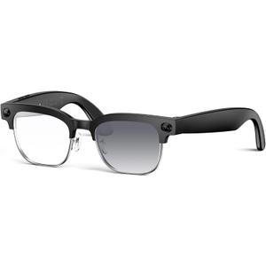 AI Smart Glasses with Camera and Bluetooth,8MP 4K HD Camera Glasses,Supports AI Voice Control/Photo/Video/Audio Recording,Smart Glasses with 133 Translations,IP67 Waterproof for Business & Outdoor (Photochromic lenses/Metal Black)