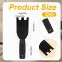 2pcs Grill Scraper for George Foreman, Nylon Spatula Indoor Grill with Grooves Heat-Resistant Household Cleaner Tool Comfortable Grip Non-Stick Cleaning Brush