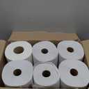 Genuine Joe GJO22700 Hard Wound Roll Towel, 800' Length x 7-8/9" Width, White (Case of 6) (6 Count (Pack of 1))