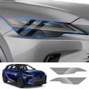 Car Headlight Protective Film for Lexus RX 2023 2024 2025 RX350 RX350h RX450+ RX500h RX Hybrid Auto Accessories Exterior Decor Smoky Matte Black Smart Tint TPU Cover Vinyl Wrap Self Sticker Kit