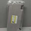 Sun Visor Pair Compatible with 2010-2015 Mazda CX-9 (Illuminated) - Driver & Passenger Side Replacement Kit w/Clips, Screws, Manual- Replaces TD11-69-320C-75(Color Gray)