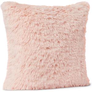 Amazon Basics Kids Plush Square Pillow, Soft Pink Room Dcor