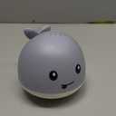 ZHENDUO Baby Bath Toys, Rechargeable Bath Toys, Whale Spray Water Bath Toy, Sprinkler Bathtub Shower Toys for Toddlers Kids Boys Girls, Pool Toy for Baby (Grey)