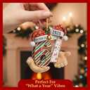 2 x 6 7 New Year Ornaments, 67 New Year Gift, 6-7 Stocking Stuffer for Teens, 6 7 Teen Girls Trendy Stuff, Happy New Year Decoration, 67 Meme Ornaments, 6-7 Gifts for Teen Girls, Boys