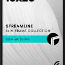 Americanflat 18x26 Poster Frame with Polished Plexiglass - Streamline Collection - Thin Border Picture Frame for Wall Display - Hanging Hardware Included - Black