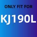 2 Pack KJ190L Filter Replacement Compatible with MOOKA KJ190L Air Purifier For Home Large Room 2000 Ft, 2 KJ190 Filters and 4 Washable PreFilters Pet Air Purifier Filters for Bedroom