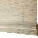 Bamboo Blinds Cordless Roman Shades, Blackout Window Blinds Custom Natural 100% Linen Bamboo Shades for Windows, Color 12
