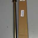 Ivilon Tension Curtain Rod - Spring Tension Rod for Small Windows or Shower, 16 to 24 Inch. Warm Gold