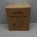 FEPPO Mattress Vacuum Cleaner, 16Kpa Bed Vacuum Cleaner with 253.7nm UV-C Light, 140F Heat, HEPA Filter & Ultrasonic, Versatile Handheld Vacuums for Bed, Sofa, Couch, Crib(Corded, 500W) (Violetgrey)