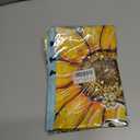 3 x CROWNED BEAUTY Spring Summer Sunflower Bee Garden Flag Double Sided 12x18 Inches Small Burlap Seasonal Welcome Yard Decoration for Outside Porch (Blue) CF1795-12