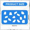 4 x 2 Pcs Sheet Metal Duct Fitting Template Stencils Reusable for Drawing Up Sheet Metal Fitting