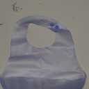 Olababy Fold N Go Silicone Baby Bib w Travel Case | Lightweight Design Eases Pressure Bruising for Infants & Toddlers (Blueberry)