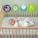 Dream On Me Snooze 2-in-1 Crib Mattress, Dual-Sided for Infants & Toddlers, Waterproof Cover, GREENGUARD Gold Certified, Fits Full Size Crib & Toddler Bed, 52 x 28 x 5