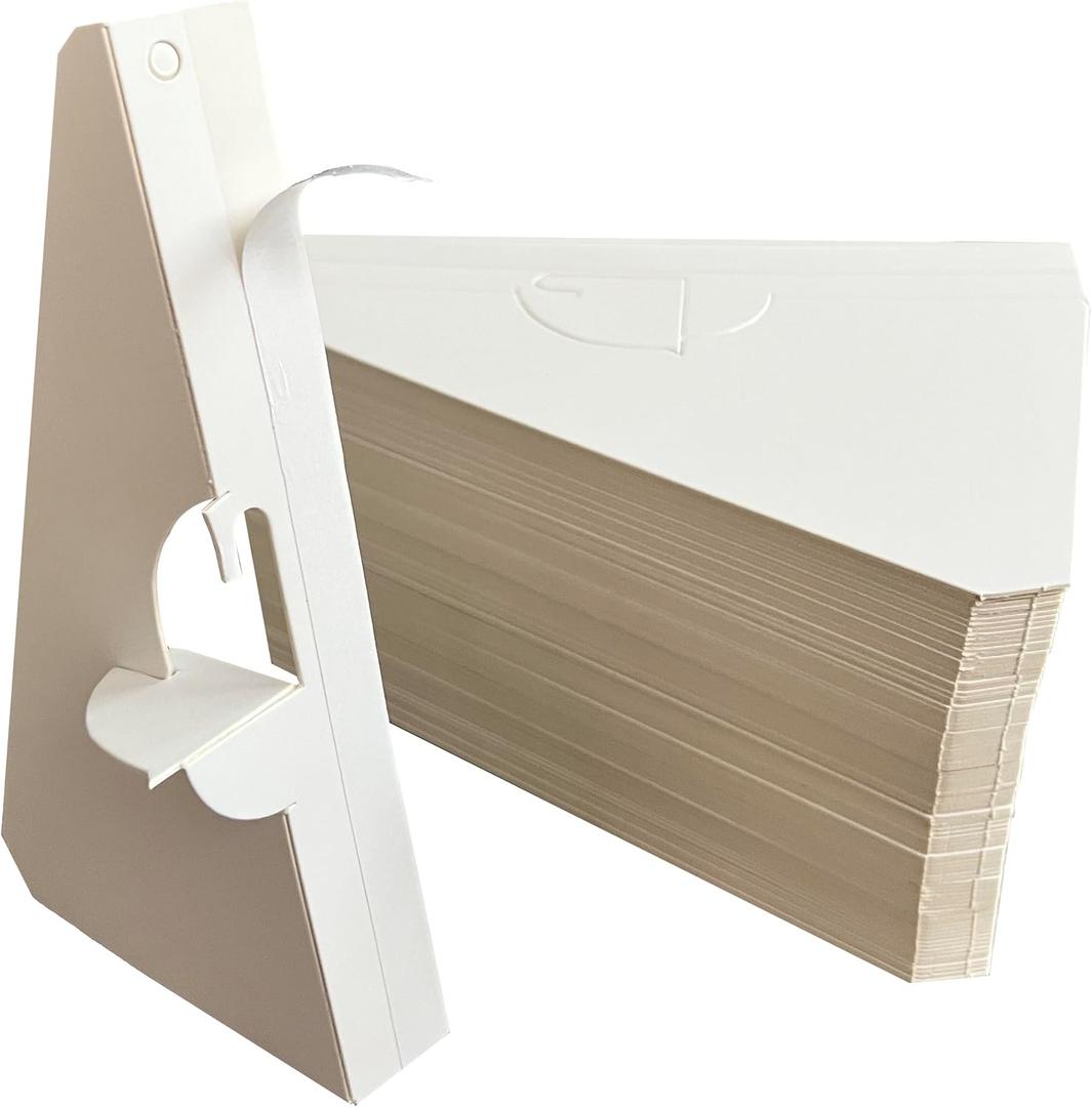 3 Inch Self-adhensive Cardboard Easel Backs, Pack of 60 Picture Frame and Art Paper Easel Stand, Use for Photos, Signs, Crafts and Cardboard Stands for Display