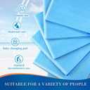 100 Count Disposable Beds Pads,23"x36" Waterproof Adults Incontinence Chucks Underpads,Absorbent Leakproof Pee Pads for Kids,Elderly,Extra Large Dog Puppy Training Pad,Baby Changing Liner
