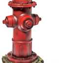 Dog Fire Hydrant Garden Statue with 2 Stakes, 14 Inches (Small)