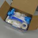 SINBEE Balloon Pump, Balloon Pump Electric, Portable Dual Nozzle Electric Blower Air Pump Inflator for Party Decoration. Faster and Save Time (Blue)