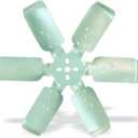 1117 Silver 17" Steel Blade Belt Driven Race Fan