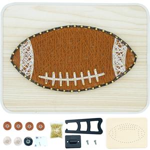 BAZIMA DIY String Art Kit for Beginner, DIY Football Craft Kit,Unique Gift,Craft Kit for Holidays