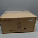 Outdoor Pendant Light, 23.6" H Large Exterior Hanging Light, 3-Light Outdoor Chandelier, Modern Black Outside Hanging Lantern Ceiling Mount with Clear Glass for Porch Patio Farmhouse