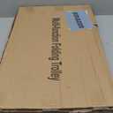 Folding Hand Truck Aluminum Portable Folding Hand Cart 180lbs Capacity Hand Cart and Dolly Ideal for Home, Auto, Office,Travel Use,Black