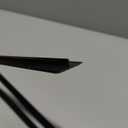 FASDE 47 in. Decorative Vinyl J Trim in Matte Black (5 Pack) (0.75 x 0.19 inches)