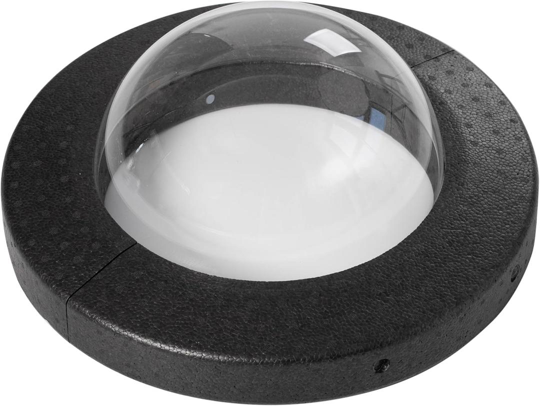 Floating Plastic Pond Fish Dome Ball for Fish to Swim Above The Surface of The Pond, Easy Assembly