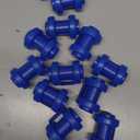 12 Pcs Trampoline Caps - 1 Inch Diameter Enclosure Net Pole Caps & Replacement Poles for Safety Accessories