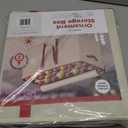 128 Ornament Storage Box, Adjustable Dividers, Stackable Holiday Ornament Organizer with Lid, Durable Fabric Bin for Christmas Decorations, Reinforced Handles, Dustproof & Space-Saving Design (White)