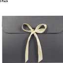 10pcs Paper Envelope Gift Bags with Ribbon Bowknot Holiday Envelope Party Gift Card Packaging Bag Wedding Presents Box for Underwear Silk Scarf Greeting Cards