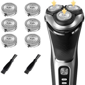 SH30 Replacement Heads for Philips Norelco Shaver Series 3000, 2000, 1000 and S1560 with Durable Sharp Blade, Razor Blades for Philips Norelco Shaver 3800, 3600, 2400, etc.
